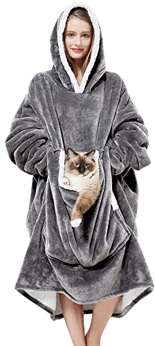 Pijama para adultos, felpa, una pieza, Navidad, cosplay, animal, ropa de casa, ropa de noche, mono para hombre y mujer (Gris)