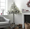 XMAS Habitat 6ft Snowy Half Christmas Tree - Green