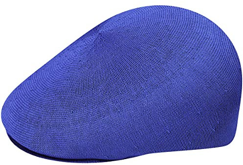 Kangol Seamless Tropic 507 Flatcap Schirmmütze Schiebermütze Damen/Herren - mit Schirm Frühling-Sommer Sommer - XL (60-61 cm) Royalblau