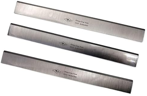 3Pcs 25mm 30mm HSS Woodworking Planer Blades. Length 150-510mm Planer Tools Cutting Hardwood 3x30x300mm Electric Planer Cutter. (Color : Width 25mm, Size : 3Pcs Length 300mm)