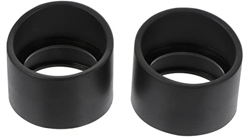 Gatuida Cache-oculaire 33mm en Caoutchouc Noir pour Microscope Stéréo Pliable et Protection Le Vent, Lot de 2 Pièces pour Oculaires Larges