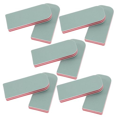 Ipetboom 10 Piezas Lima De Uñas Bloque Tampón Pulidor De Uñas Herramientas Profesionales De Manicura Obra De Arte Bloque De Lima De Uñas Bloque De Archivo De Lijado Pulido Esponja Limpio
