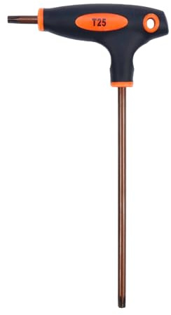 Antrader 1 tournevis Torx T25, clé Torx anti-inviolable, poignée en T en acier S2