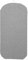 Baoblaze Hanging Ironing Board Garment Steamer Pad Handheld Heat Resistant Remove Folds Ironing Mat Ironing Mat Pad for Sewing Room, gray