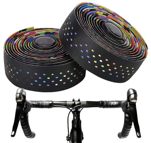 Generisch Fahrradband Für Lenker - Atmungsaktives Fahrrad-Griffband,Anti-Vibrations-Lenkerwickel-Fahrrad-Griffband, Rutschfestes Lenkerband Für- Rennräder, Mountainbikes, Fahrradzubehör