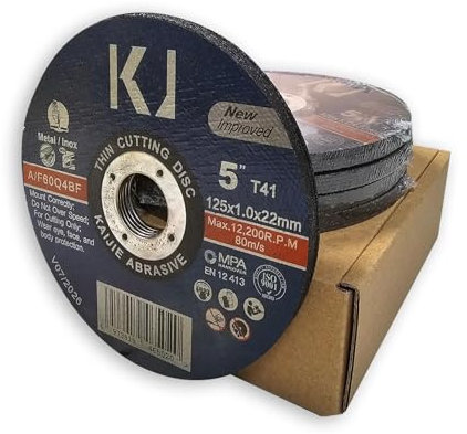 DISQUES A TRONCONNER METAL,INOX 125 x 1.0 x 22 MM - LOT DE 25 PIECES