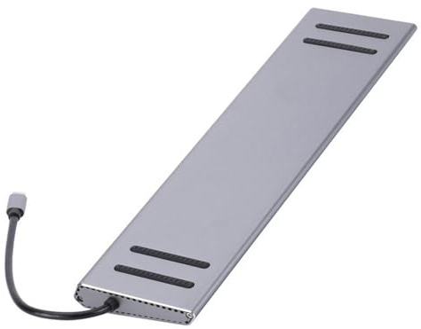 Estación de acoplamiento para laptop, estación de acoplamiento USB C, concentrador USB, extensor USB para PC, adaptador USB C, concentrador de expansión USB, divisor USB para computadora portátil y