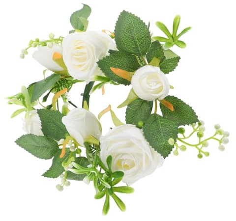 DECHOUS Di Candele Di Fiori Piccola Ghirlanda Di Fiori Artificiali Perfetta Per Decorazioni Nuziali