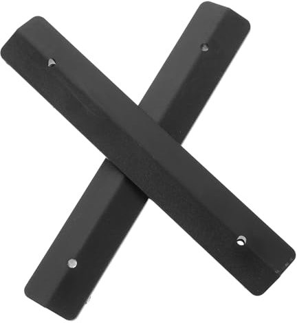 HIAKDOFT 2 Stück Verbindungsstück Aus Lochblech Garage Hanging Organizer Garagenzubehör Heavy Duty Peg Board Regal Haken Hochleistungs -peg -board -haken Stecktafelhaken Black Plastik