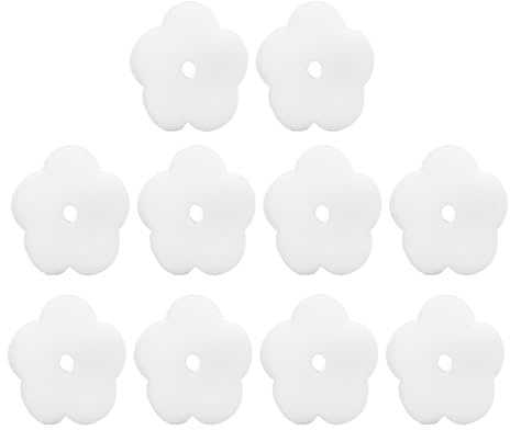 PUNELE Éponge Absorbante Huile pour Piscine et Spa, 10 Pièces Eponge Piscine, Éponge Anti-écume pour Spa - en Forme de Fleur - Filtre Absorbant Haute Efficacité