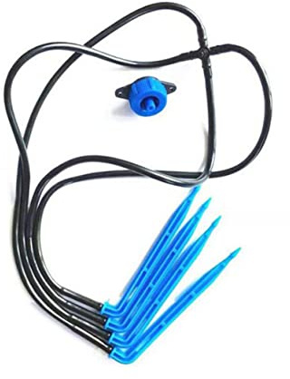 SEWOART 10pièces Kit Irrigation Goutte à Goutte Automatique Multi-Head Drip Stake Sorties avec Tube Préinstallé Système Arrosage Automatique pour Plantes Intérieur Maintien Précis De Humid