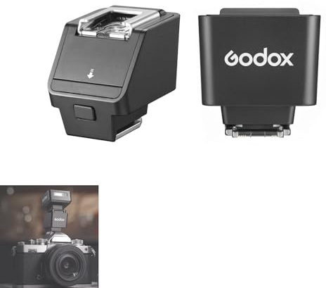 Godox TR-F TTL Hot Shoe Riser Hot Shoe Extender for iT20-F, iT22-F, iT30Pro-F Camera Flash for Fuji, Raises Flash Height to Reduce Lens Shadow, Compatible with Flashes Under 300g