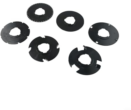 Lot de 6 plaques interchangeables pour semis de jardin EarthWay 1001B, convient pour radis, carottes, haricots et betteraves