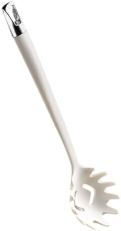 Toyvian Mestolo per Spaghetti in Silicone Colino per Pasta Resistente al Calore Utensile da Cucina Multiuso Cucchiaio per Servire Noodles