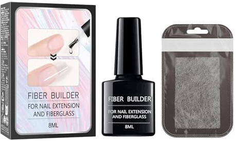 Aufbaugel für Gelnägel - 8ML Transparente Gel Nägel für Naturnägel, Nagelverstärker Fixierer & Reparil gel, Schneller Nagelkleber & UV Reparaturgel - Nagelfestigungsgel Nail Art Maniküre für anfänger