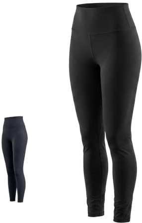 Sosayet Yogabyxor med hög midja för kvinnor, hög midja, slagbyxor, svart, svart, 74-80 Slim