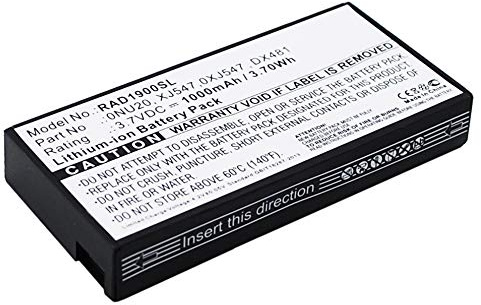 CELLONIC Akku kompatibel mit Dell Perc 5i, 6i, PowerEdge 1900, 1950, 0FR463 | (1000mAh-3.7V-Lithium-Ionen) für Dell PowerEdge 2900, 2950, 2970, 6850, 6950, 840, H700, M600, M605, R200, R300, R310, R410