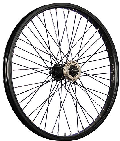 20 Zoll BMX Fahrrad Hinterrad Aluminiumfelge 48 Loch schwarz mit 16 Zahn Ritzel