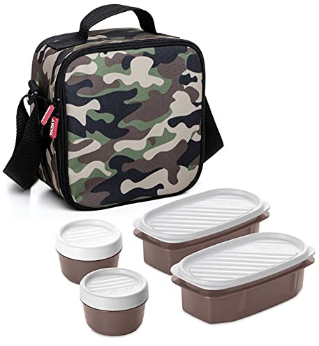 Tatay Bolsa Térmica Porta Alimentos 22.5x10x22 cm Referencia 1167517 | Bolsa Térmica Porta Alimentos | Capacidad 3 L | Medidas 22.5x10x22 cm | Colección Urban Food Casual | 5 L | 2 L, Camuflaje
