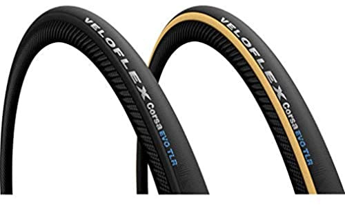 CUBIERTA VELOFLEX CORSA EVO 700x25 TUBELESS NEGRO