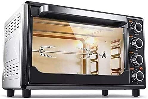 REJOON 32L Mini Countertop Electric Oven Toaster Oven Multifunctional Household Oven 1600W High Power 120min Timing Household Baking Machine