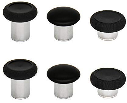 Metallhögtalare joysticks ersättningsknappar för Xbox One Elite-kontroll (modell 1698) – svart