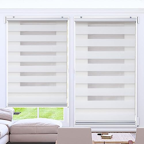 Lamellenvorhang Vertikaljalousie 60 x 280 cm Sichtschutz,Einfache Montage Vertikaljalousie für Schlafzimmer mit Verstellbarer Kette für Badezimmer, Weiß