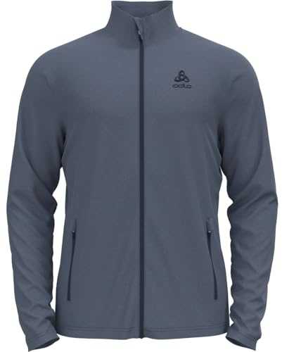 Odlo Herren Hoodyjacke mit Reißverschluss Roy, India Ink - Folkstone Gray, L