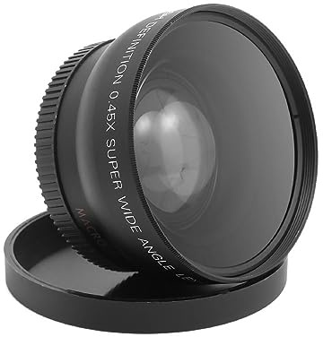 Objectif professionnel HD grand angle + objectif macro pour appareil photo reflex numérique 52 mm