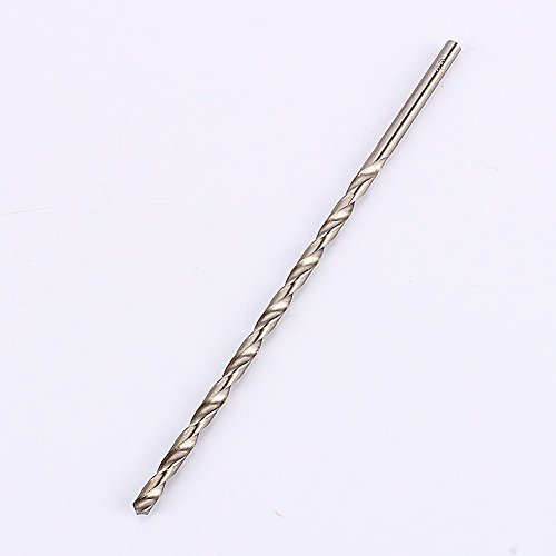 Spiralbohrer, 6 Mm HSS, Extra Lang, 200 Mm Spiralbohrer, Gerader Schaft, Schlangenbohrer, Metallbohrer, Kobaltbohrer-Set Für Gehärtetes Metall, Edelstahl, Kunststoff Und Holz