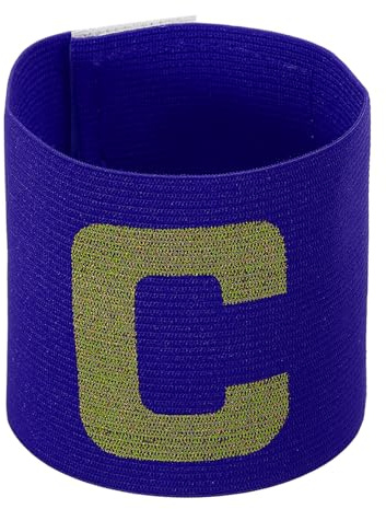 PATIKIL Fußball Kapitänsbinde, Nylon Unisex Elastische Armbinde Verstellbar für Erwachsene, Rot