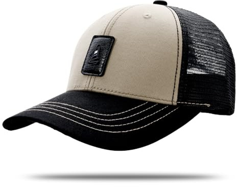 YAMEE Unisex basebollkepsar sommar justerbar mesh, lätta andningsbara sportkepsar för män, sommar anti-UV, solhatt för kvinnor, utomhus atletisk, kaki, M