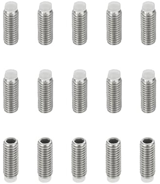 PATIKIL M3x8mm Vis Sans Tête Nylon, 15Pcs en Acier Inoxydable 304 Boulon Tête Hexagonale Métrique Six Pans Creux, Antidérapant, Entraînement Hexagonal Interne