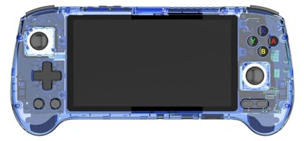 WANENGEDIY RG556 5.48-Inch Android Retro Handheld Game Console, Portable Handheld Retro Game Console, No Games in Card, Blue