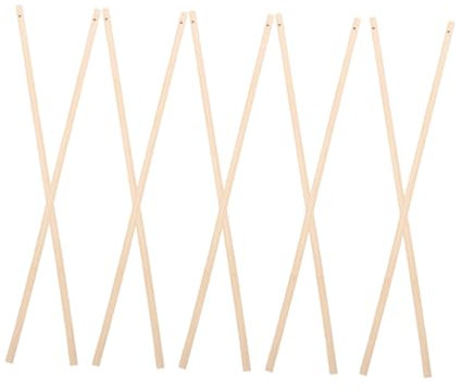OSALADI 10stücke Laternenstäbe Aus Holz Zum Basteln Diy-laternenhaltestangen Für Feste Laternengriffe Zum Handhalten Laternenstäbe Für Laternenbau