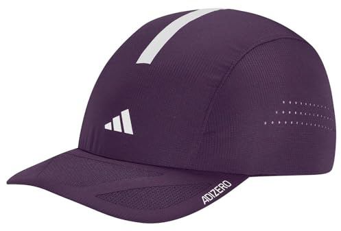 adidas Unisex - Adulto RUNNINGxADIZERO Lightweight Cap Climacool, Aurora Plum/White, M-L