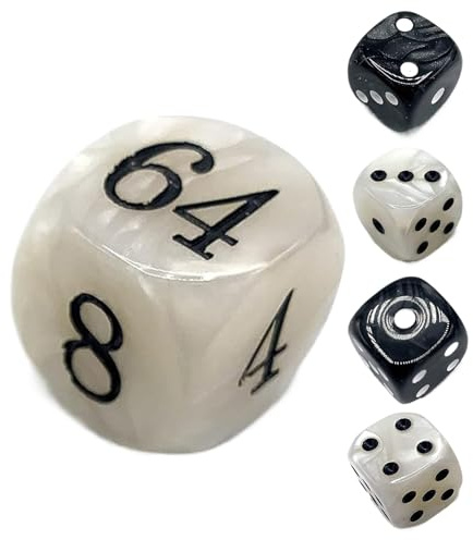Set Di Cubi Di Doppio - Set Di Cubi Backgammon - Cubi Doppi Backgammon Acrilico Con Borsa Di Immagazzinaggio | Per Giochi Di Famiglia Per Campeggio, Viaggi E R