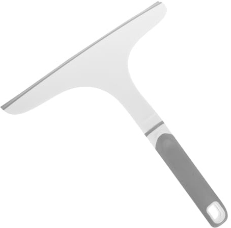 Gogogmee Tergicristallo Doccia Portatile con Manico Corto Tira per Specchi e Finestre Plastica Resistente con Impugnatura Ergonomica