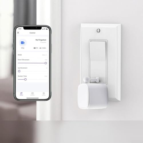 Interrupteur intelligent à bascule pour application Tuya - Robot doigt avec minuteur - Activation vocale - Bouton poussoir intelligent pour domotique