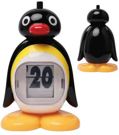 Gvblkq Calendrier perpétuel, Ornement Mignon, Affichage de la Date de Style rétro, pièce de Table décorative, Fonction de Pression Manuelle, Accessoire de décoration d'intérieur, Cadeau de