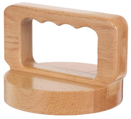 Amosfun Prensa de Impresión de Madera Mango Ergonómico de Haya, Herramienta de Linograbado para Estampación, Suministros para Manualidades y Grabado, Adecuado para Scrapbooking
