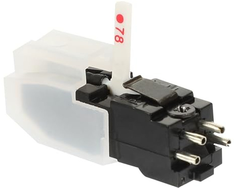 Didiseaon Puntina per Giradischi in Abs Bianco Forma Multilivello, Alta Capacità di Tracciamento, Sostituisce Stilo per Grammofono Danneggiato o Vecchio Colore Casuale