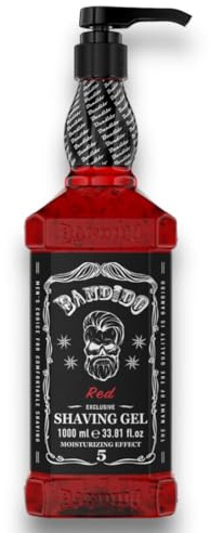 Bandido Gel à raser effet hydratant Système confort actif pour tous les types de peau 1000 ml