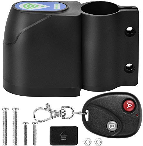 Alarma de bicicleta Sirena 9V Bloqueo de alarma antirrobo para bicicleta110dB,Alarma de bloqueo de seguridad para becana