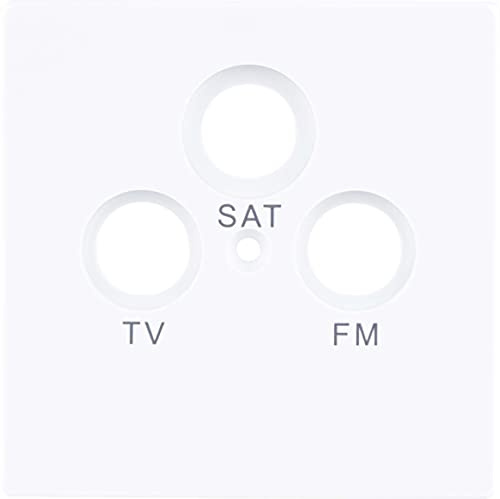 REV Futura, Abdeckung Antennendose (TV/SAT/RF), weiss