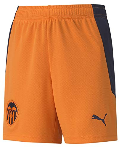 PUMA 75748003 Pantalones Cortos Valencia CF Segunda Equipación 2020-2021 para Niños, Unisex, Vibrant Orange, 164