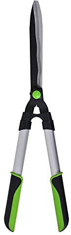 YARDSMITH Heckenschere Strauchschere Gartenschere Schere Wellenschliff 650 mm