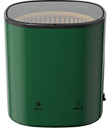 PanHuiWen Mini Machine a Laver Le Linge Mini Lave Linge Pas Cher Petite Machine à Laver Mini pour Les Voyages, la Maison, Les Voyages d'affaires,Green