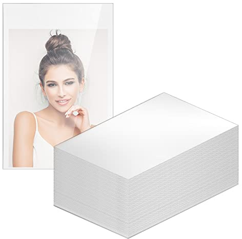 Lusofie 100 Stück Photocard Sleeves Transparent Kartenfolien Einsteckhüllen | 58 x 89mm Fotokartenhüllen Sammelkarten Kartenhüllen Kartenschutz für Fotos Baseballkarten Tauschkarten Standardkarten