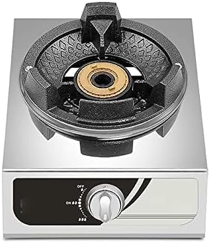 Gas Hob Commercial High Pressure Blaze Burner Portable Table Top Gas Cooktop Cast Iron Wok LPG Cooktop [Energy Class A]